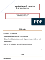 Techniques de Diagnostic Biologique de La Toxoplasmose