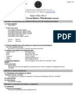 Organic Cocoa Butter (Theobroma Cacao) : Safety Data Sheet