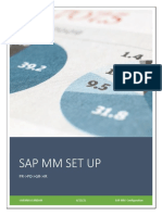 System Set Up For SAP MM