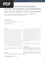 Renovación Tecnológica Aplicada A Audífonos