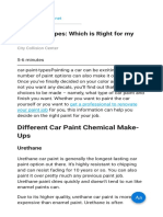 Car Paint Types Which Is Right For My Car