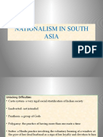 NATIONALISM IN SOUTH ASIA Power Point