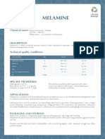 Melamine Tehnical Sheet