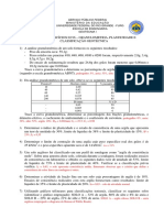 Lista Granulometria Plasticidade e Classificacao 2016