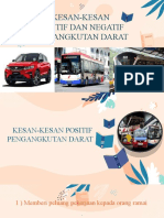 Kesan-Kesan Positif Dan Negatif Pengangkutan Darat