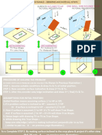 Parallel To HP Inclined To HP One Small Side Inclined To VP: Surface Surface