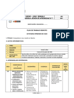 3 Años Dia 02 de Julio Sesion de Aprendiazaje