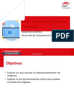 Redimensión de Imágenes Sesión 01: Equipo de Docentes Desarrollo de Competencias Digitales