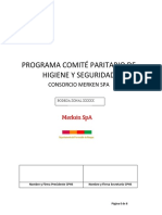 Plan de Trabajo Comite Paritario