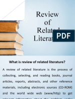 Review of Related Literature