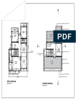 First Floor Plan Second Floor Plan: Scale 1:100 Scale 1:100