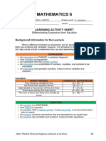 Mathematics-6 - Cabauatan, Alexis Josef B - LAS-Quarter-3