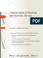 Familiarization of Electrical Devices