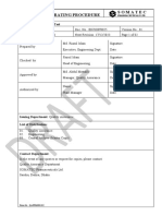 Standard Operating Procedure Somatec: Title: Sop For Pao Test