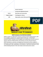 Pestel Analysis On Ultratech Cement Assignment