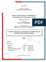 Business Plan Conditionnement-Pharmaceutique