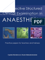 OSCE in Clinical Anaesthesia