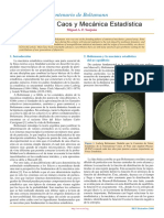 Miguel A Sanjuán - Boltzmann, Caos y Mecánica Estadística