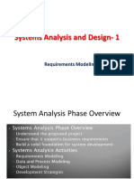 Systems Analysis and Design-1: Requirements Modeling