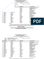 FILIPINO April 2011 Room Assignments-NCR