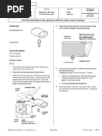 Installation Instructions: Put This Information in The Glove Box With The Vehicle Owner's Manual