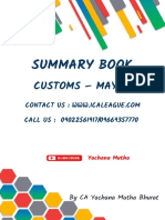 CUSTOMS Summary Book MAY 21 by CA Yachana Mutha Bhurat