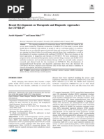 Therapi and Diagnostic Covid