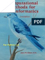 Computational Methods For Bioinformatics in Python 3.4