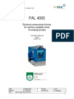 Electronic Measurement Device For Machine Capability Check of Crimping Presses