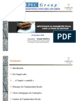 (Microsoft PowerPoint - Optimisation Fiscale