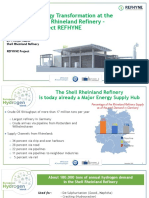 Energy Transformation at The Shell Rhineland Refinery - Project REFHYNE