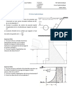 TD 1 Hydraulique Générale