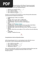 Blooms Taxonomy For Questions