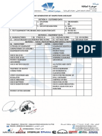 Engine Generator Set Inspection Checklist