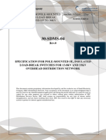 30-SDMS-04: Specification For Pole-Mounted SF Insulated Load-Break Switches Rated Up To 36Kv