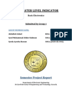 Water Level Indicator: Semester Project Report