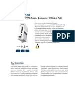 Jetbox 9530: Embedded Poe VPN Router Computer: 1 Wan, 4 Poe