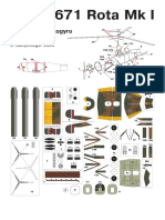 (Paper Model) (Kampfflieger) Avro 671 Rota MkI