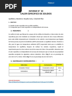 Laboratorio2 Calor Especifico de Un Sólido