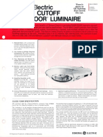 GE Lighting Systems M-400A Cutoff Powr-Door Series Roadway Cobrahead Spec Sheet 11-80