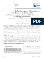 Improvement of Bearing Capacity of Foundation Soil With The Use of Hydraulic Binder