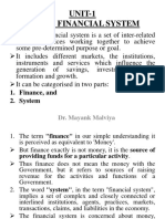 Structure of Indian Financial System