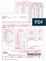 Hyderabad Electric Supply Company - Electricity Consumer Bill (Mdi)