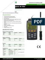 Anemometro Hilo Caliente Tenmars TM4001 4002