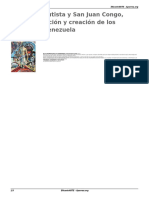 San Juan Bautista y San Juan Congo Reinterpretaci N y Creaci N de Los Negros en Venezuela