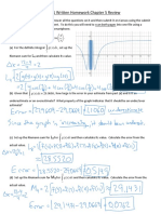 Math 21 Written Homework Chapter 5 Review