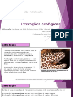 Aula 7 - Interações Ecológicas - 1° Ano