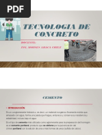 Tecnologia de Concreto: Docente: Ing. Moises Araca Chile