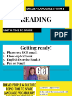 Form 3 - Reading (Unit 8)