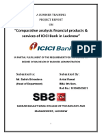 Financial Analysis of Banking Industry With Special Refference in Icici Bank